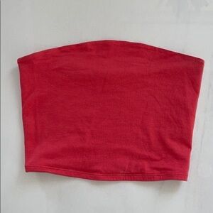 Garage Coral Strapless Tube Top Size XS